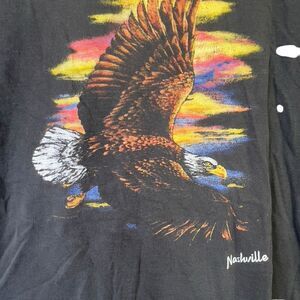 🦅Delta Cotton Nashville  Eagle T Shirt Size Made USA large